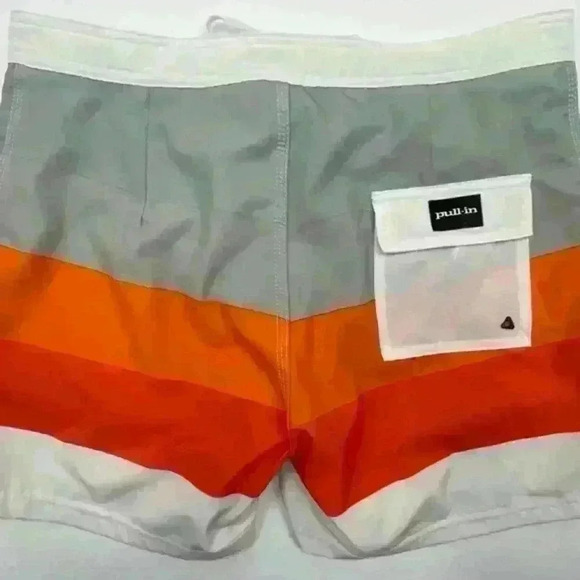 Pull-in Swim Trunks size 34‎ Stripes Pull-In - Picture 3 of 8